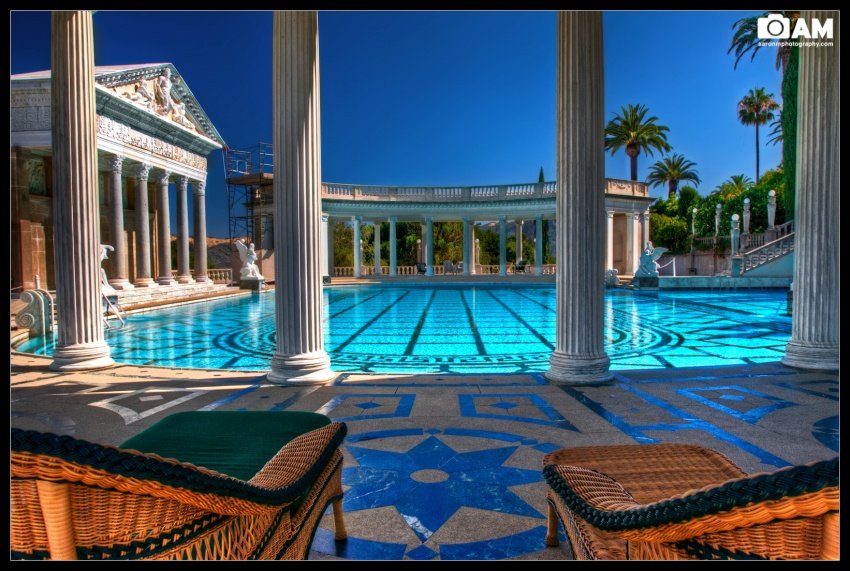 Relaxing at the Neptune Pool