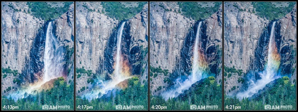 Changing Light, Bridalveil Rainbow